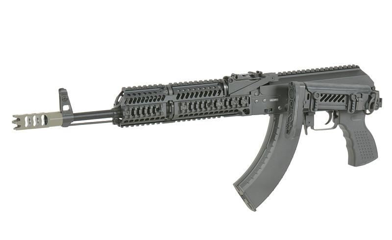 Cyma Platinum AKM Tactical AEG Rifle with Eshooter ETU GEN-2 (Black - CM113)