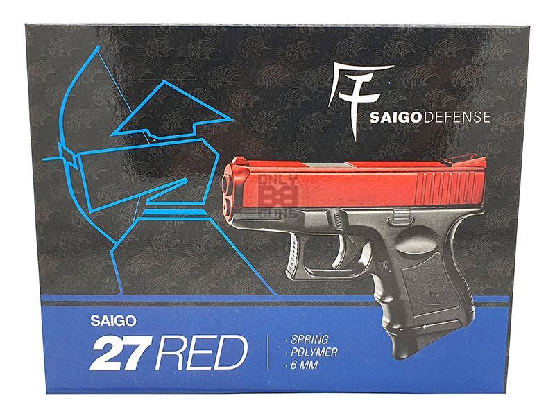 Saigo 27 Spring Action Pistol (Polymer - Red)
