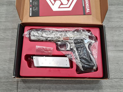 Armorer Works Custom Skull Double Barrel 1911