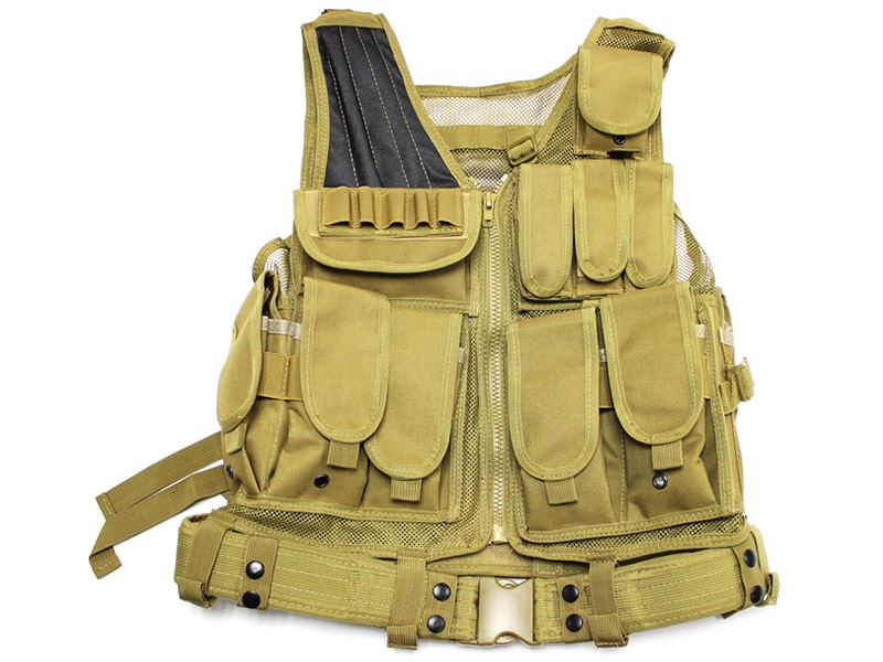 Big Foot Mesh Vest 600D (Tan)