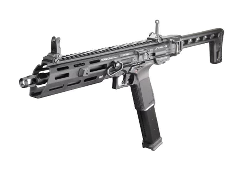 G&G SMC-9 9mm Conversion Carbine Kit with GTP9 Gas Blowback Pistol (Black - GAS-SMC-9MM-BBB-ECM)