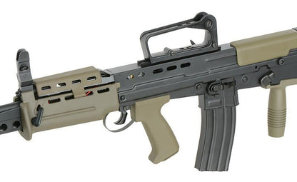 ICS L86A2 LSW AEG Light Support Weapon - Black - GEN.2 FET System/QD Spring (ICS-86NU)