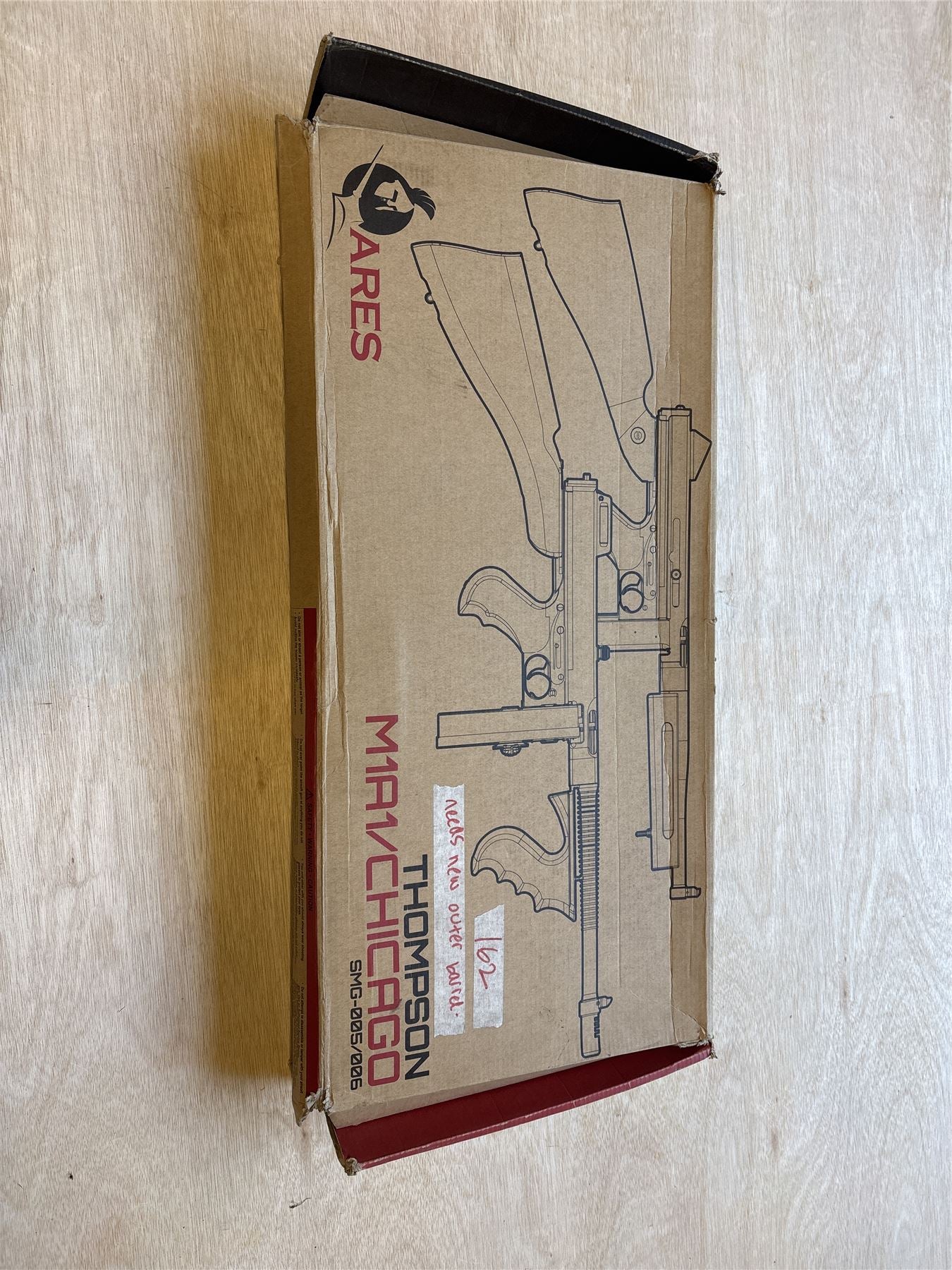 [Boneyard] Ares Thompson M1A1 EBB (SMG-005) - Needs new outer barrel - damaged outer box