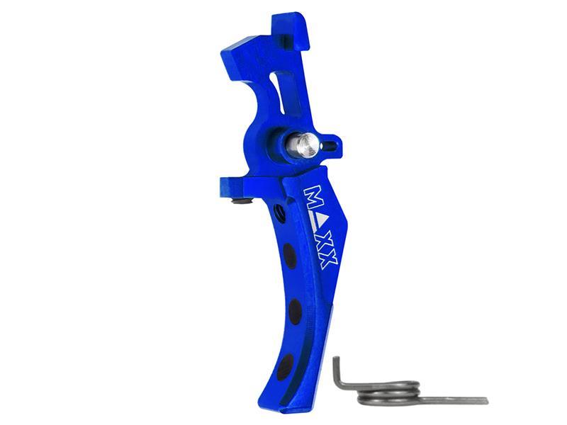 Maxx Model CNC Aluminum Advanced Speed Trigger (Style D) (Blue)