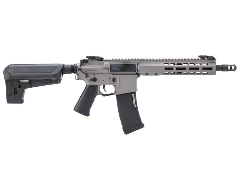 Barrett Firearms REC7 DI AR15 AEG SBR Tungsten (By EMG / Krytac - Grey - AEG-KTAEG-BREC7S-TGN13)