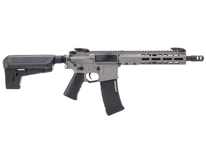 Barrett Firearms REC7 DI AR15 AEG SBR Tungsten (By EMG / Krytac - Grey - AEG-KTAEG-BREC7S-TGN13)