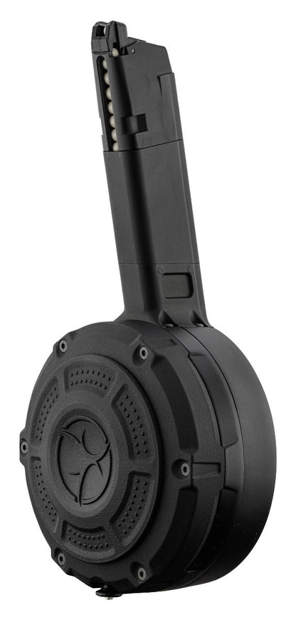Action Army Ruger MKII Gas Drum Magazine (350 Rounds - Black)