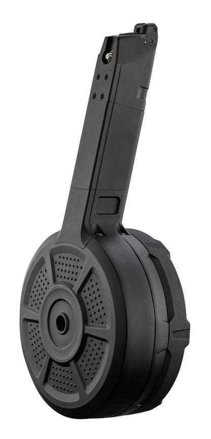 Action Army Ruger MKII Gas Drum Magazine (350 Rounds - Black)