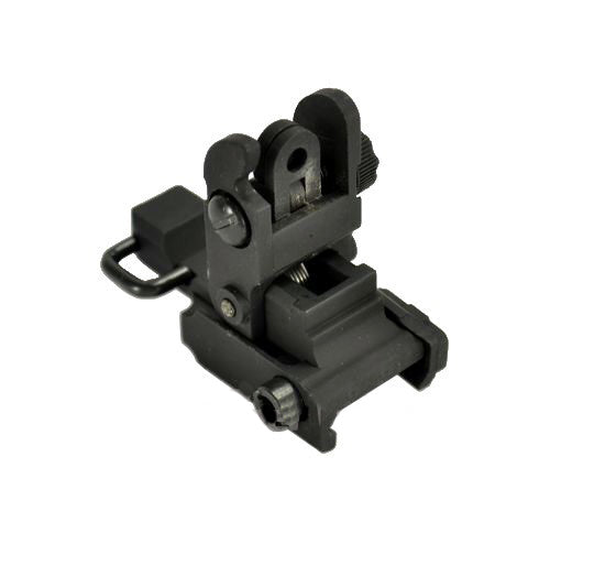 Cyma Adjustable Flip-Up Rear Sight (Black - M031)