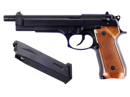 WE M92L Gas Blowback Pistol (Full Metal - Black)