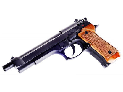 WE M92L Gas Blowback Pistol (Full Metal - Black)