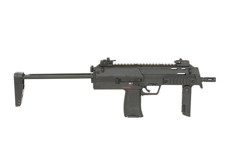Well R4 AEG Sub-Machine with Silencer (Full Metal - Long Mag. - R4-BLACK)