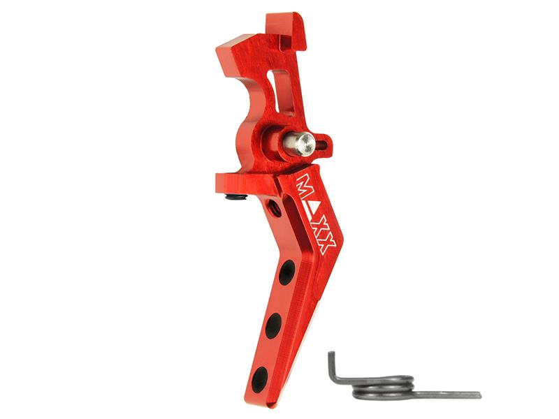 Maxx Model CNC Aluminum Advanced Speed Trigger (Style A) (Red)