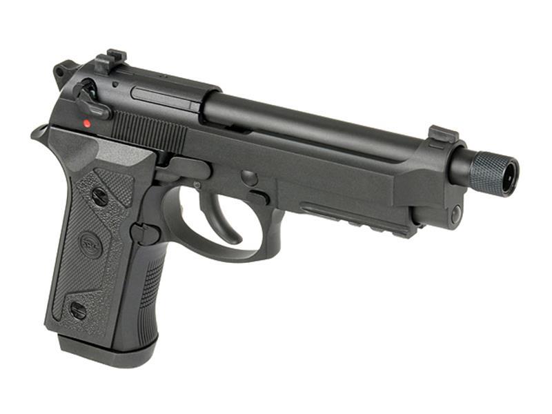 SRC M92 SR9A3 Gas Blowback Pistol (Dual Powered - Black - GB-0710B)