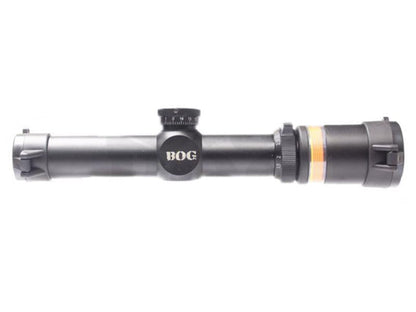 Black Owl Gear 1.5-6x24 Optic Fibre Scope (BO-SSC3201-BK - Red - Black)