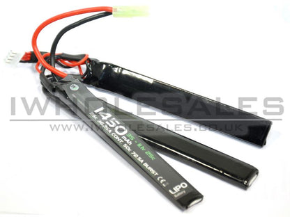 WE Battery 1450mAh Lipo 11.1v 25c Stick (3 Way Split)