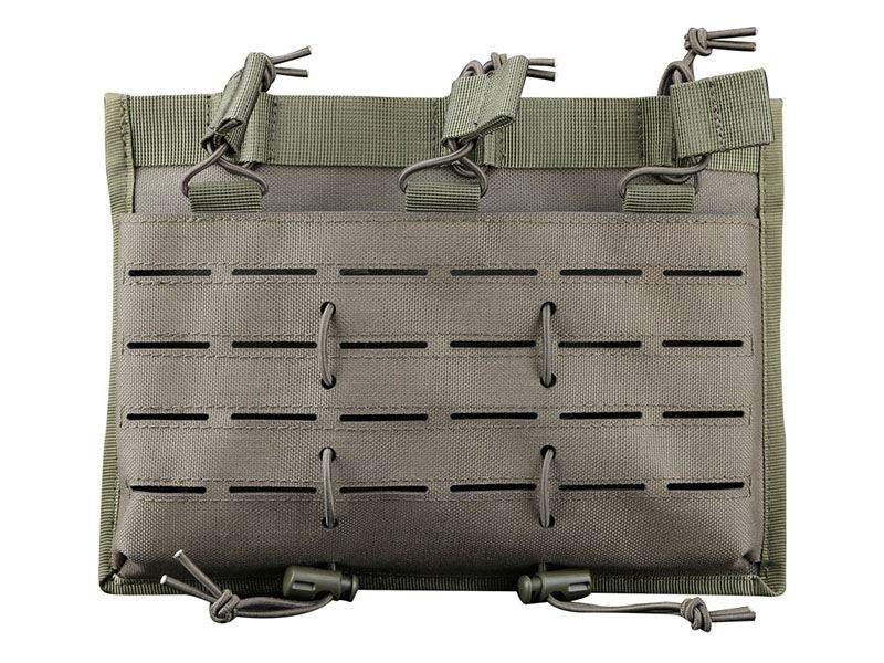 Big Foot 5.56 Laser Cut Magazine Triple-Pouch (OD)