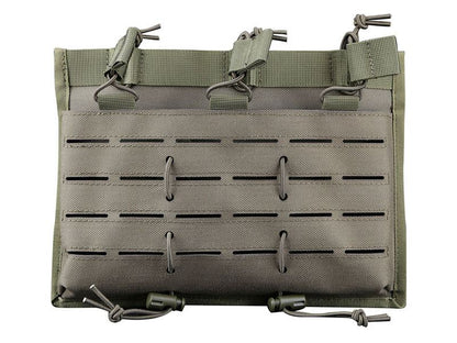 Big Foot 5.56 Laser Cut Magazine Triple-Pouch (OD)