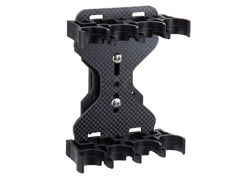 APS 8 Round Shotgun Shell Plate Holder with Belt Loop (Black/Carbone Fire - Caddy)