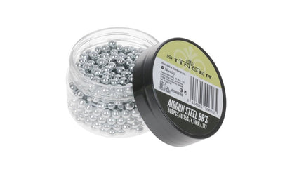 Stinger 4.5mm (.177 Caliber) Steel BBs - 500 Count Bottle (ST-BB-45-500)