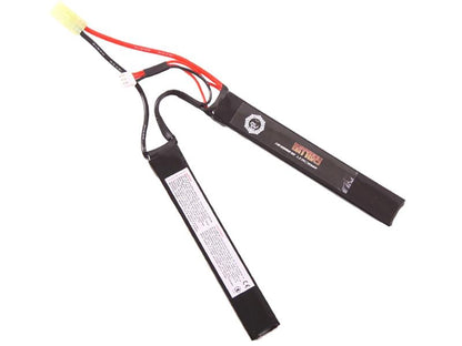 Duel Code 7.4v 1300 MaH 15C Lipo Battery (6.6x21x126mm  - Split)
