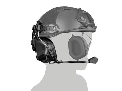 Big Foot Fifth Generation Sound Pickup and Noise Reduction Headset Simulator (Helmet Wearing - Black)
