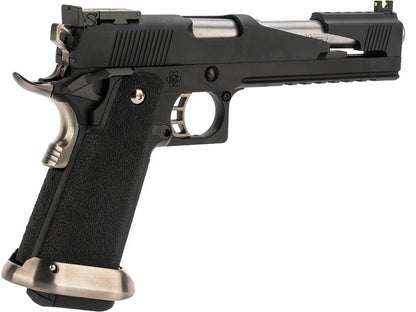 WE Hi-Capa T-Rex 6" Dragon Gas Blowback Pistol (B - Black)