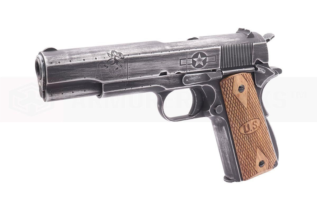 [Air Gun] Auto Ordnance Cybergun Custom 1911 Victory Girls Co2 Blowback Pistol (CG-AU0200-AG - 4.5mm/.177)