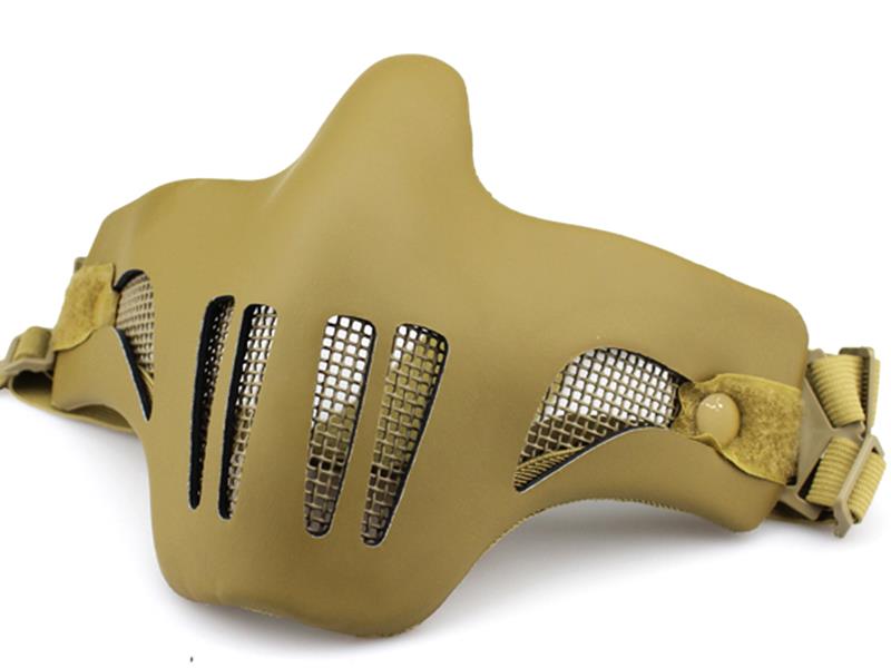 Big Foot V1 Steel with Leather Mud Mask (Tan)