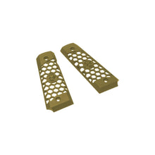 WE 1911 Hex Cut Grip Set (Full Metal - Tan)