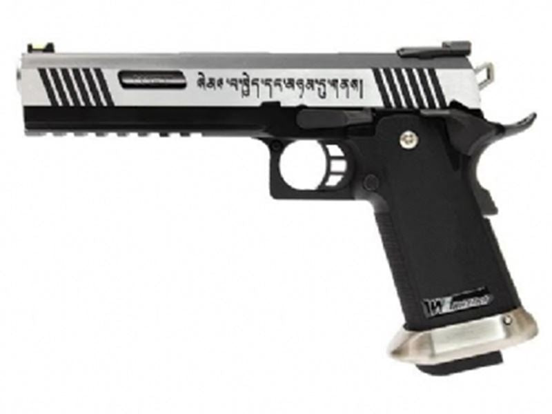 WE Custom Hi-Capa IREX GBB (6 Inch - Silver)