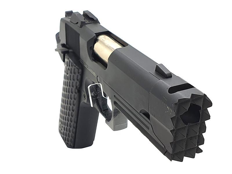 Golden Eagle Strike Warrior 1911 Gas Blowback Pistol (Metal - Black - 3305)
