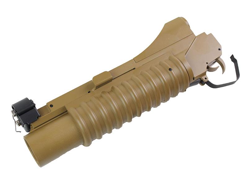 Double Bell M203 Short Grenade Launcher (Full Metal - Tan - M-55SS)