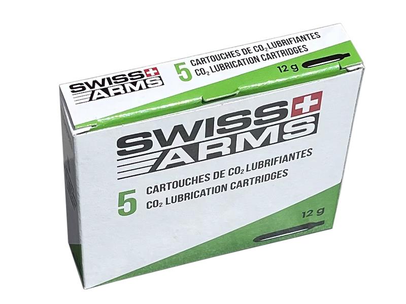 Swiss Arms Silicone Lubricant Maintenance Co2 Capsule (Pack of 5)