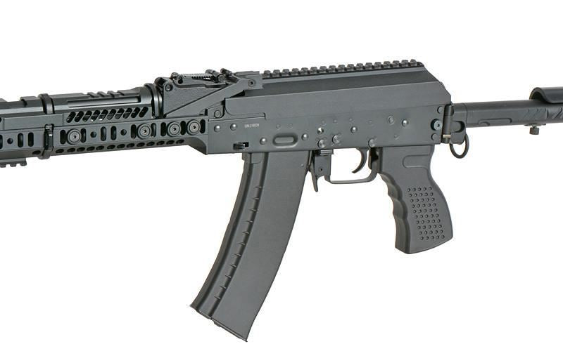 Cyma Platinum AK74 Tactical AEG Rifle with Eshooter ETU GEN-2 (Black - CM113A)