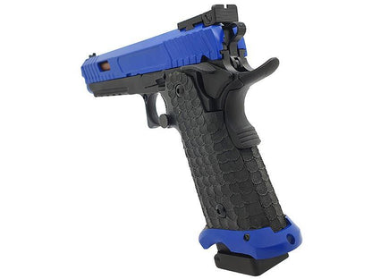 Army JW3 Baba Yaga Gas Blowback Pistol (Full Metal - Black - Two-Tone Blue)