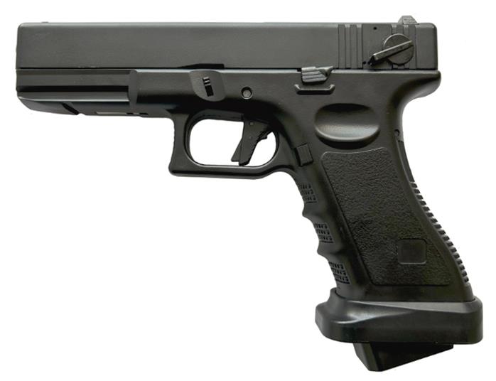Huntsman H17 Gas Blowback Pistol (Polymer Body/Slide - Black V2)