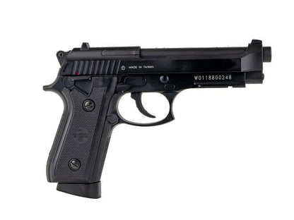 Swiss Arms P92 4.5mm/.177 Co2 Blowback Pistol (Metal - Black - Cybergun - 288709)