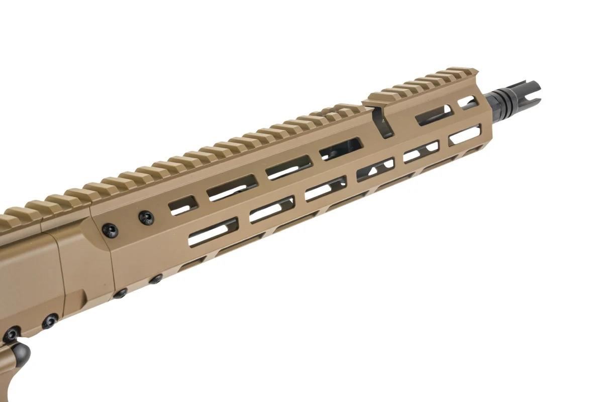 [Pre-Order] Double Eagle 13.9 DWS-180 w/ Folding Stock - Gas Blowback Rifle (MWS System / Steel Bolt - G107C-02 TAN)