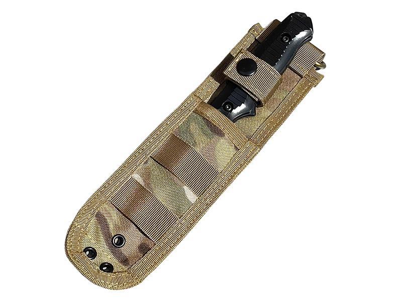 ACM Rubber Knife with Multicam Pouch (Black)
