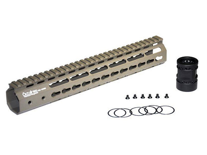 Ares Octa Arms 12" Keymod System Handguard Set (Tan) (KM-003S-DE)