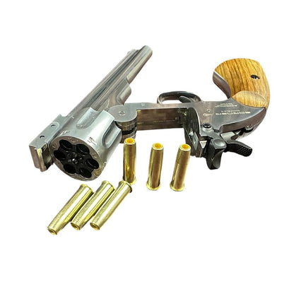 Borner Schofield Co2 Revolver (4.5mm/.177 - BB and Pellet - Silver)