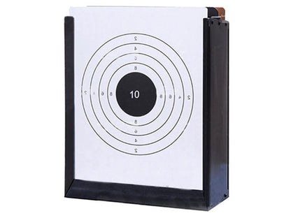 Huntsman Double Sided Pellet Catcher (With Cardboard Target - Polymer - Black)