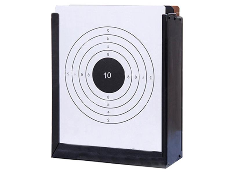Huntsman Double Sided Pellet Catcher (With Cardboard Target - Polymer - Black)