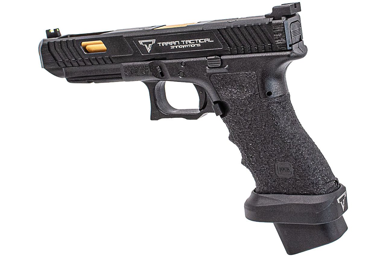 GHK Glock x TTI G34 MOS Combat Master JW2 Gas Blowback Pistol by EMG (Steel Slide)
