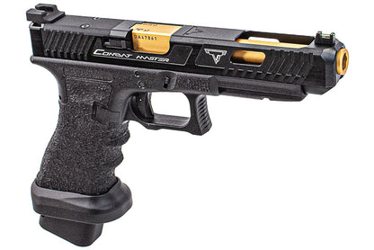GHK Glock x TTI G34 MOS Combat Master JW2 Gas Blowback Pistol by EMG (Steel Slide)