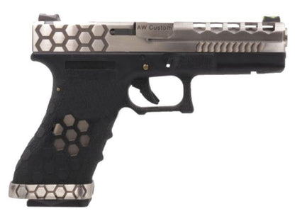 Armorer Works Custom Hex Cut GBB (AW-VX0200 - Silver)