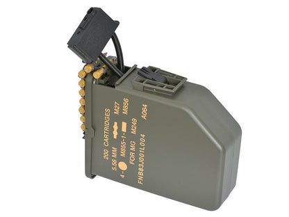 A&K M249 Series Electric Box Magazine (6000 Rounds)
