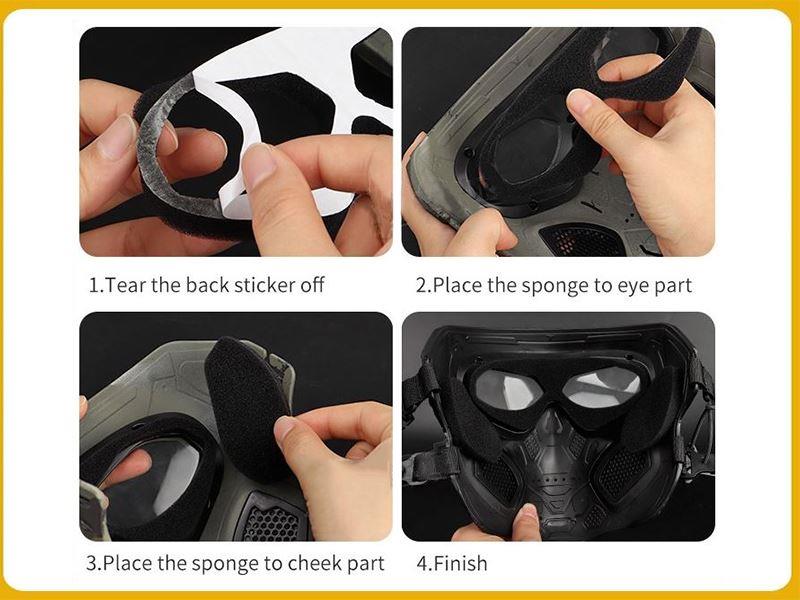 Big Foot Full Face Skull Mask (OD)