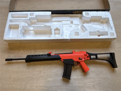 [Boneyard] SRC SR36 MG AEG (GE-0635) - Two-tone orange - worn/old - needs hop rubber - 350 FPS